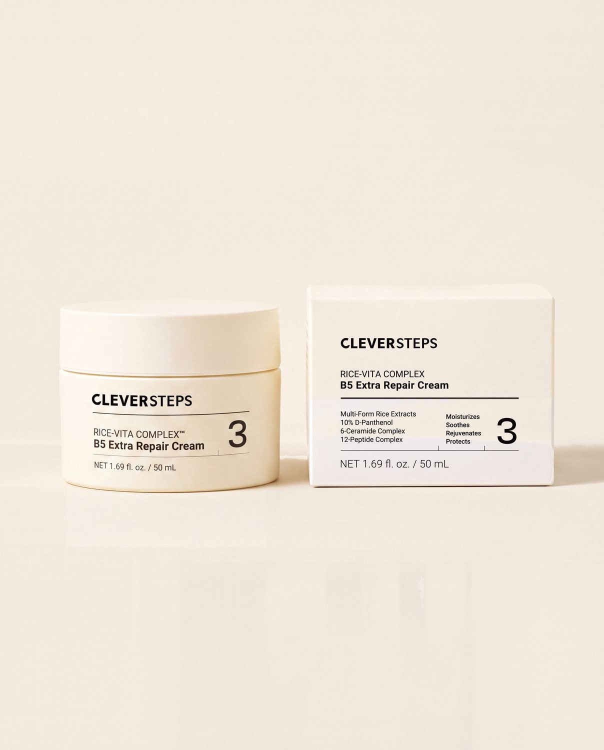 Rice-Vita Complex™ B5 Extra Repair Cream junto a su caja